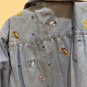 Embroidered Disney Denim Jacket